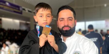 ضلع بڈگام کے 7 ساله اصغر نے جیتا گولڈ میڈل